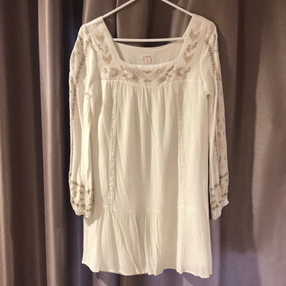 💙Xhileration long sleeve flowy dress